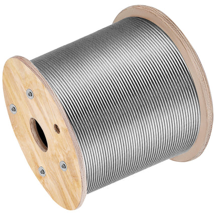 Plieninis trosas VEVOR T316, 3,2 mm storio