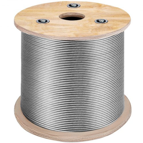Plieninis trosas VEVOR T316, 3,2 mm skersmens