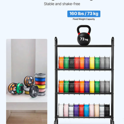 3D spausdinimo siūlų stovas VEVOR HS-DY7, 4 aukštų