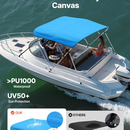 Valties stogelis (Bimini) VEVOR 3 Bow, 201–213 cm plotis