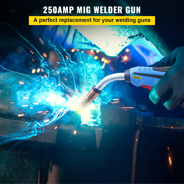 MIG suvirinimo degiklis VEVOR M-25 (Miller 169598 pakaitalas), 250A, 4,6 m