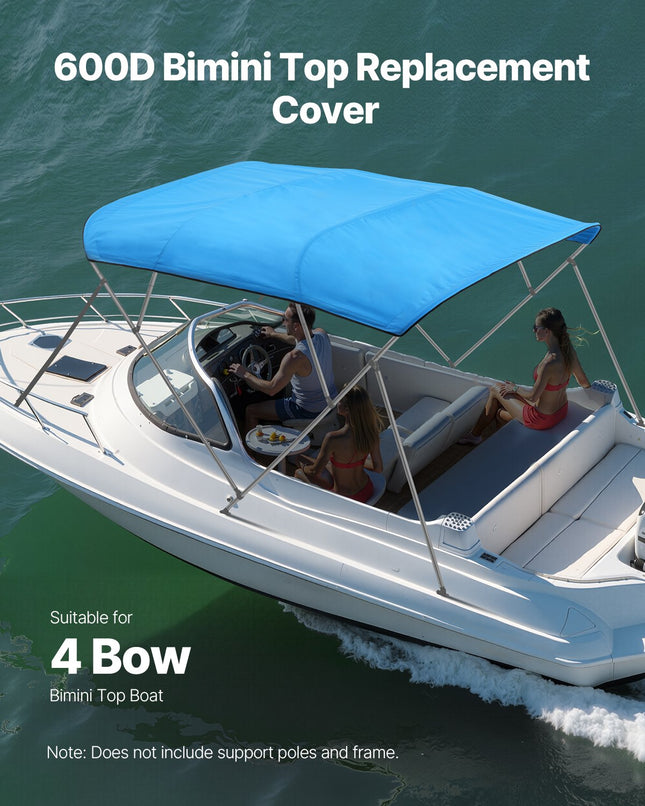 Katerio stogelis (Bimini) VEVOR 4BMN97103TENT, 244 x 246-262 cm