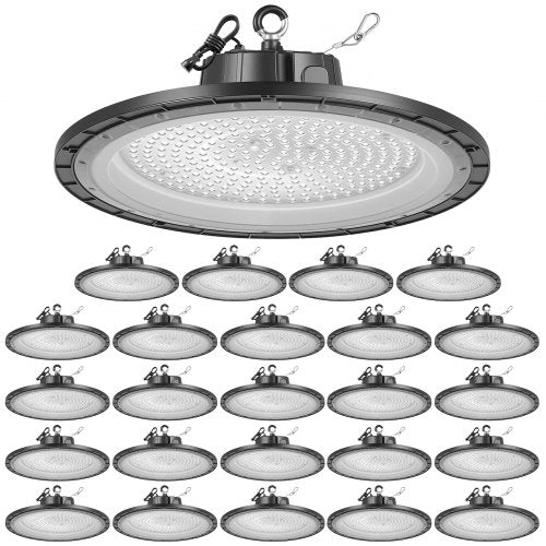 LED šviestuvai aukštoms patalpoms VEVOR AR-LHB-150W, 150W (20 vnt. komplektas)