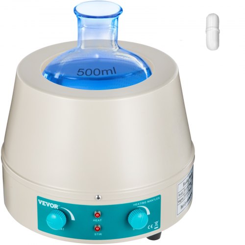 Magnetinė maišyklė su kaitinimo gaubtu VEVOR 500ml, 500W