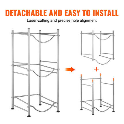 Vandens butelių laikiklis VEVOR 3 Water Bottle Rack-S, 3 aukštų