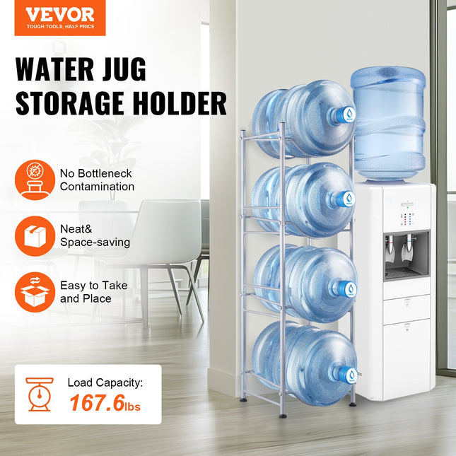 Vandens butelių stovas VEVOR 4 Water Bottle Rack-S, 4 aukštų