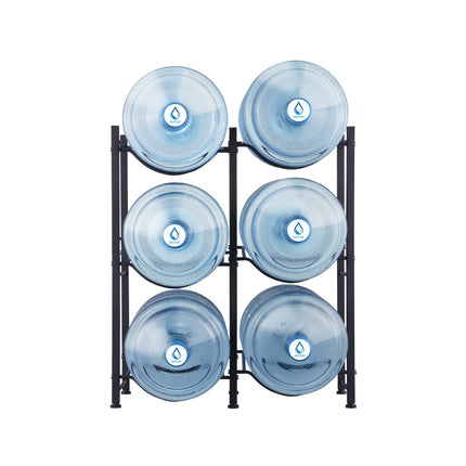 Vandens butelių stovas VEVOR 6 Water Bottle Rack-B, 3 aukštų