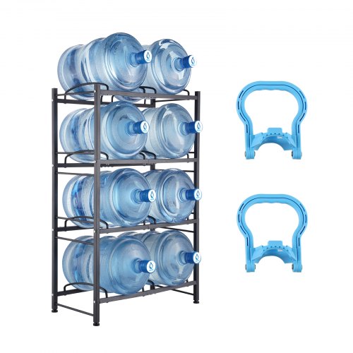 Vandens butelių stovas VEVOR 8 Water Bottle Rack-B, 4 aukštų