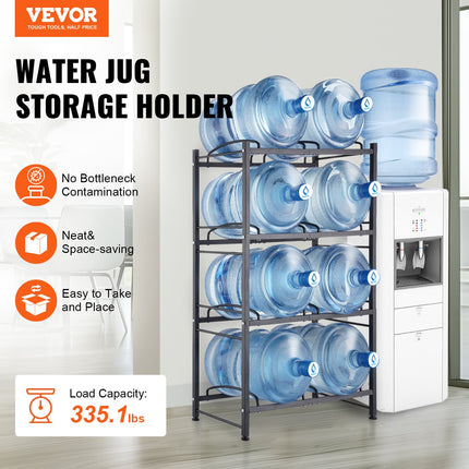 Vandens butelių stovas VEVOR 8 Water Bottle Rack-B, 4 aukštų