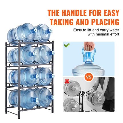 Vandens butelių stovas VEVOR 8 Water Bottle Rack-B, 4 aukštų