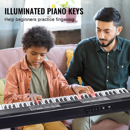Skaitmeninis pianinas VEVOR BD-662, 61 klavišas