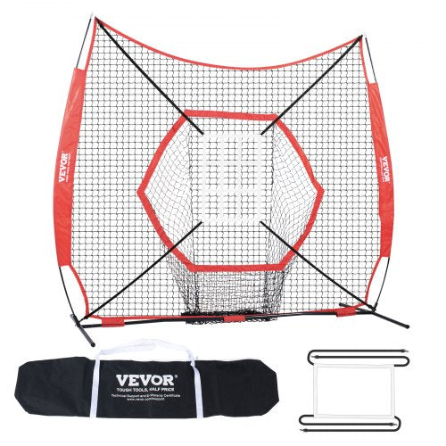 Beisbolo ir softbolo treniruočių tinklas VEVOR YC-SS-BN003, 213x213 cm