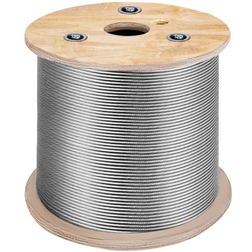 Plieninis trosas VEVOR T304, 150 m