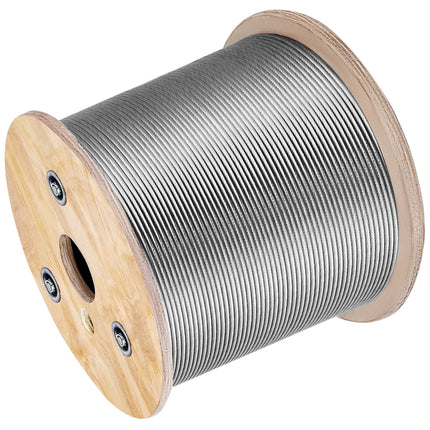 Plieninis trosas VEVOR T304, 150 m