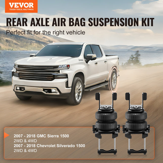 Pneumatinės pakabos komplektas VEVOR Chevrolet Silverado / GMC Sierra 1500, 2268 kg apkrova
