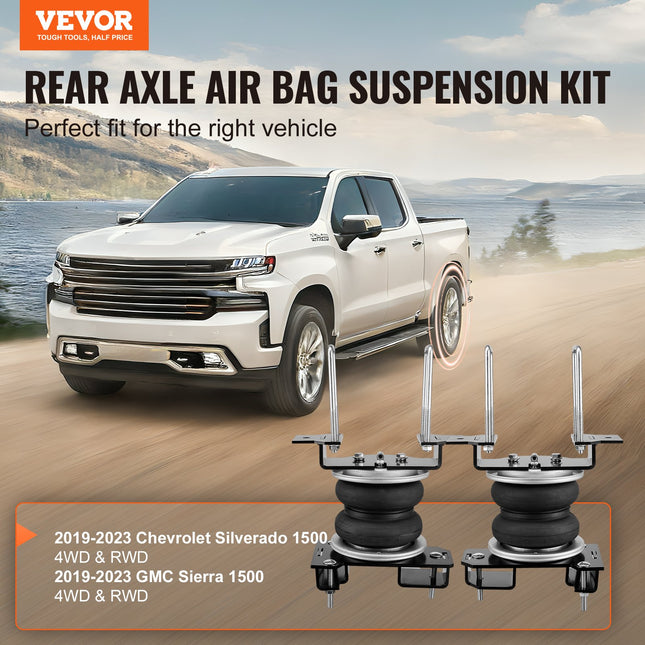 Pneumatinės pakabos komplektas VEVOR Chevrolet Silverado / GMC Sierra 1500, 2268 kg apkrova