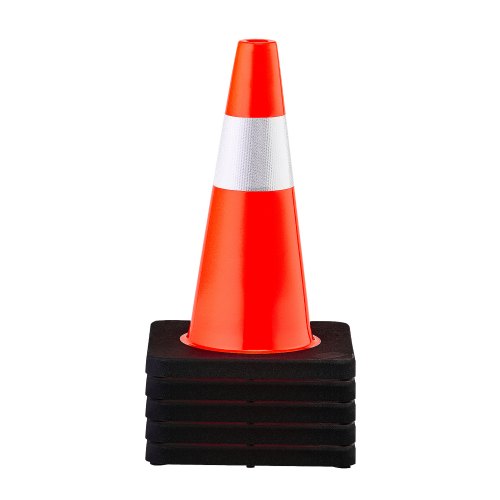 Kelių eismo kūgiai VEVOR 45 cm, 5 vnt. komplektas