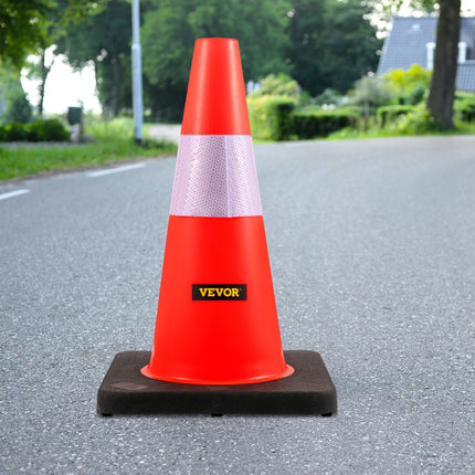 Kelių eismo kūgiai VEVOR 45 cm, 5 vnt. komplektas