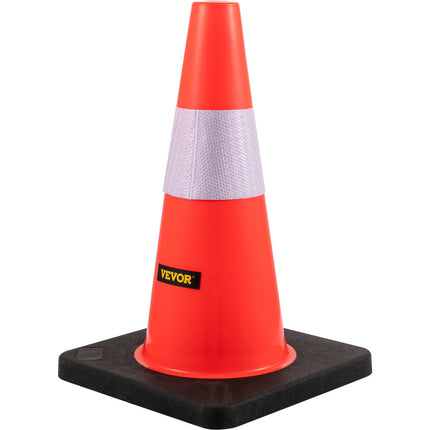 Kelių eismo kūgiai VEVOR 45 cm, 5 vnt. komplektas