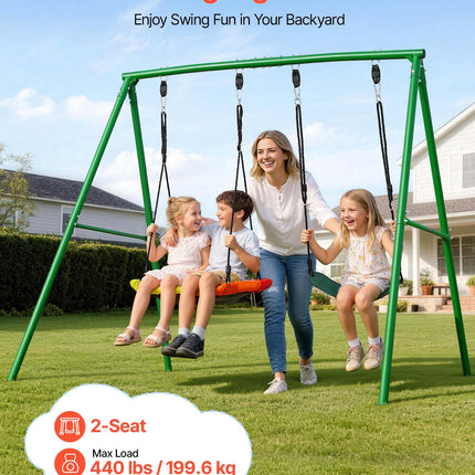 Sūpynių komplektas VEVOR JX-OGSW-002-2, 199,6 kg apkrova