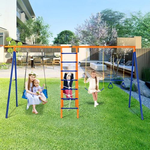 Vaikiška žaidimų aikštelė VEVOR S026, 200 kg keliamoji galia