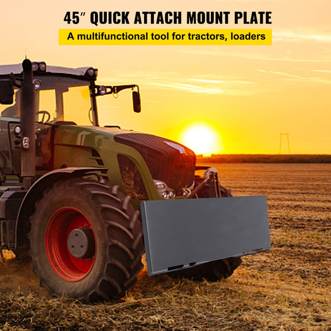 Mini krautuvo greitoji jungtis VEVOR 45", 9,5 mm storio plienas