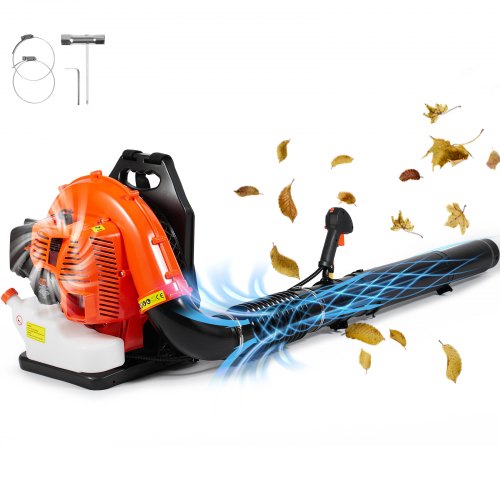 Ant nugaros nešiojamas lapų pūstuvas VEVOR QS25Q79BF, 79 cm³