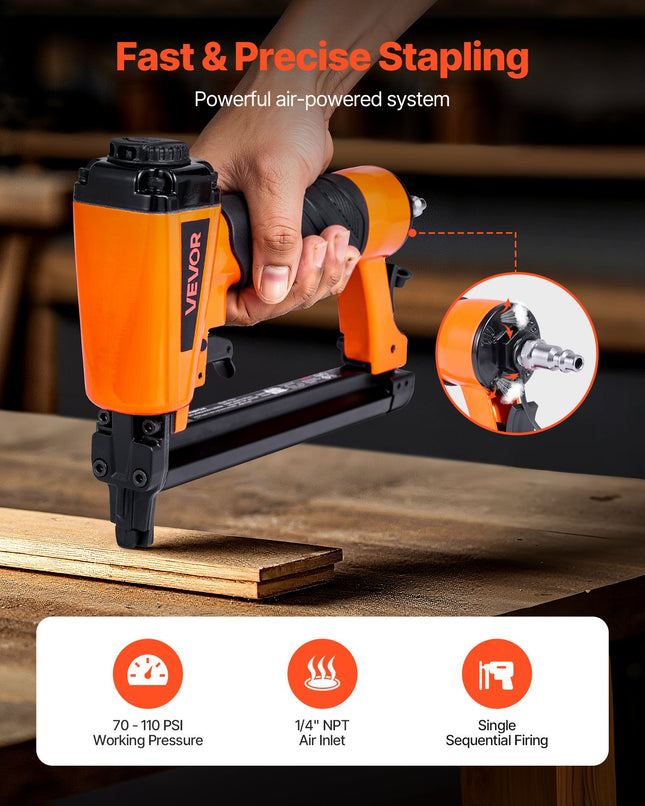 Pneumatinis kabių kalimo pistoletas VEVOR VT50J, 70–110 PSI