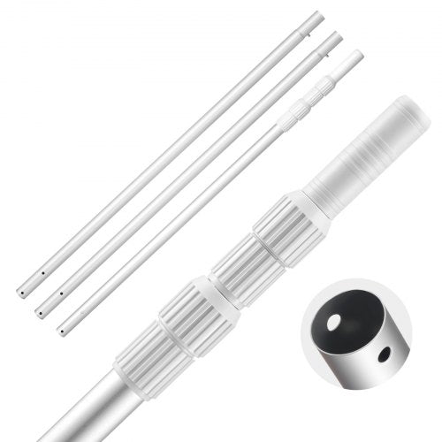 Teleskopinis baseino kotas VEVOR PTP2-15F, 1–4,6 m