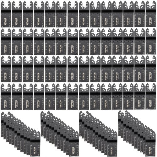 Osciliuojančio įrankio pjūklelių rinkinys VEVOR 1004K, 100 vnt.