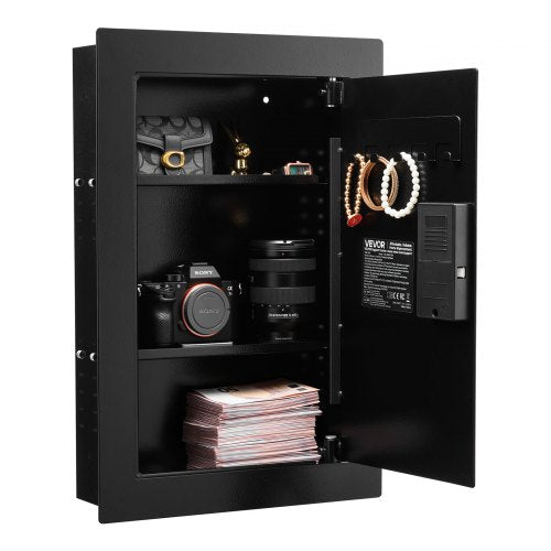 Sieninis seifas VEVOR SS-QR620ZW, su biometrine spyna