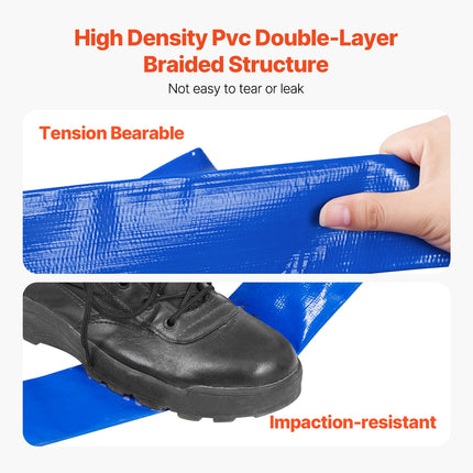 Išleidimo žarna VEVOR TLP04038X100FT01-CE, 38 mm x 30,5 m