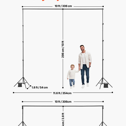 Foto fono laikiklis VEVOR BJJ-1010, 3x3 m