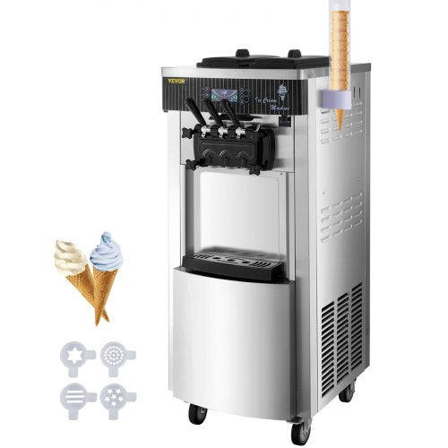 Minkštų ledų aparatas VEVOR YKF-8228H, 2200W