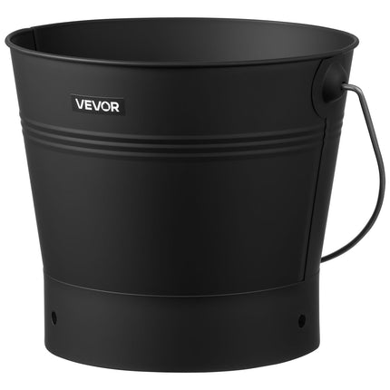 Pelenų kibiras VEVOR A01563BK, 9,8 l talpa