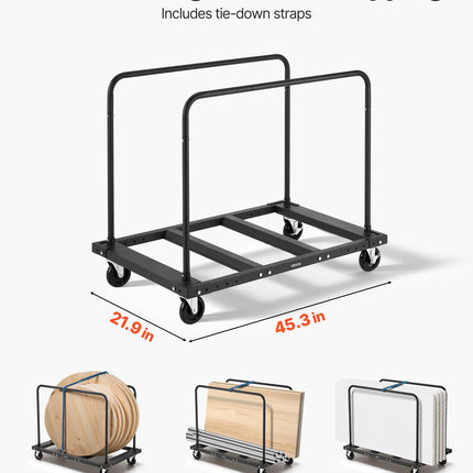 Gipso kartono plokščių vežimėlis VEVOR DT01, 816 kg keliamoji galia