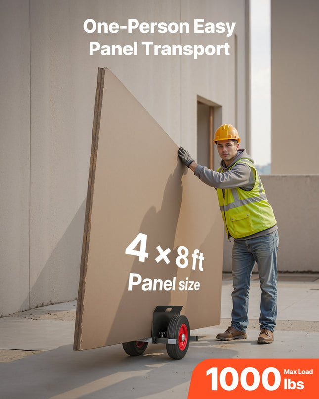 Plokščių transportavimo vežimėlis VEVOR PD453, 453,6 kg keliamoji galia
