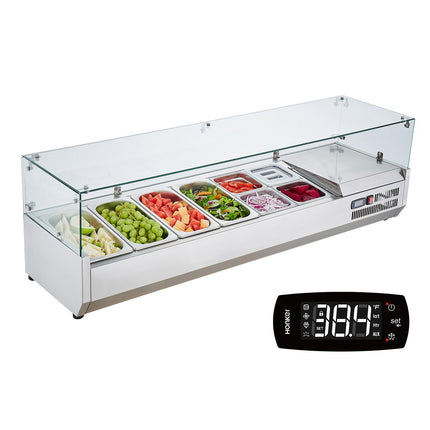 Šaldoma ingredientų vitrina VEVOR D60TW, 155 W