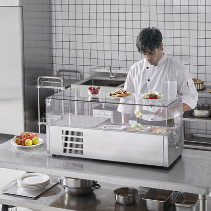 Šaldoma ingredientų vitrina VEVOR D40TW, 140 W