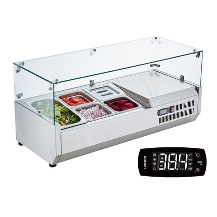 Šaldoma ingredientų vitrina VEVOR D40TW, 140 W