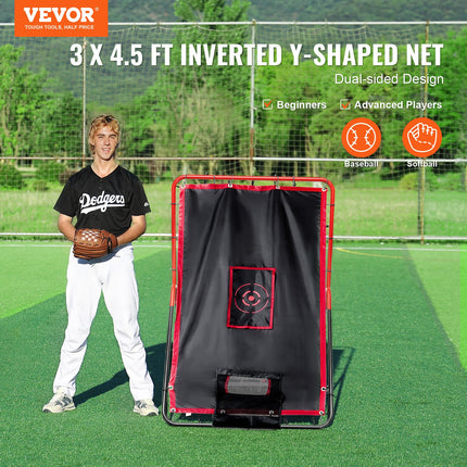 Beisbolo ir softbolo atšokimo tinklas VEVOR PDYHTW002, 920 x 1390 mm