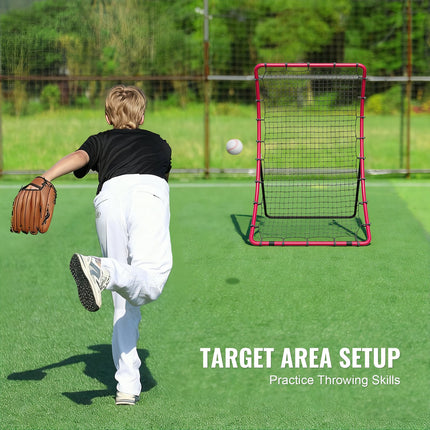 Beisbolo ir softbolo atšokimo tinklas VEVOR XH-4*5.5ft, 122 x 168 cm