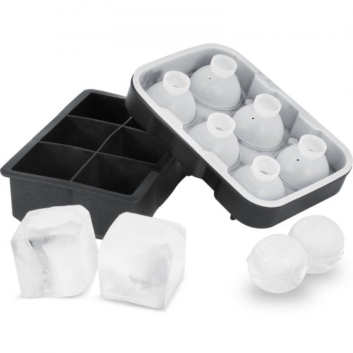 Ledo formų rinkinys VEVOR SRP00-6+6, silikoninis