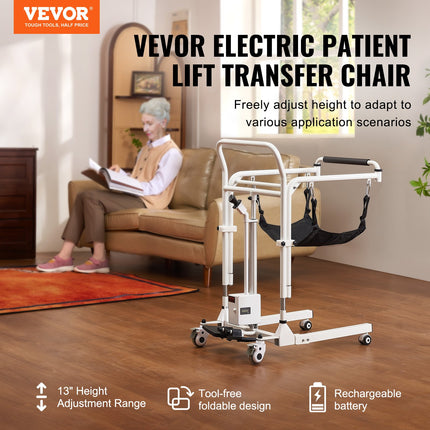 Elektrinis neįgaliųjų keltuvas-kėdė VEVOR XFL-QX-YW02, 100 kg keliamoji galia