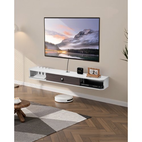 Pakabinama TV spintelė VEVOR SHSHDSG1116-2, 140 cm ilgio