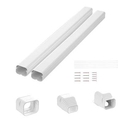 Oro kondicionieriaus vamzdžių apdailos kanalas VEVOR 1100061667, 2270 mm ilgis