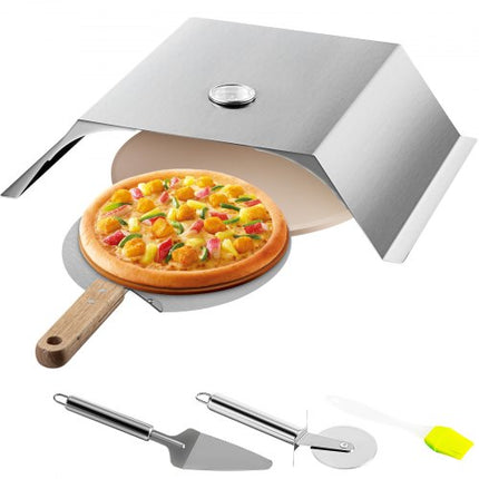Picų krosnelės rinkinys kepsninėms VEVOR PSKL20X15.3X3.5, 33 cm akmuo