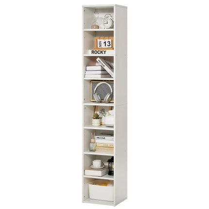 Siaura knygų lentyna VEVOR GS8-Z, 180 cm aukščio