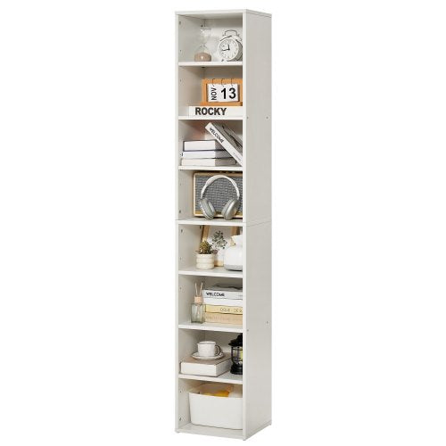 Siaura knygų lentyna VEVOR GS8-Z, 180 cm aukščio