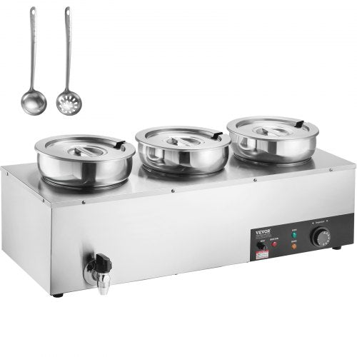 Elektrinis sriubos šildytuvas VEVOR SC-TT3-7L, 1200 W